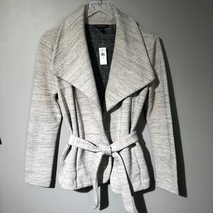 NWT Banana Republic Sweatshirt Belted Wrap Jacket
